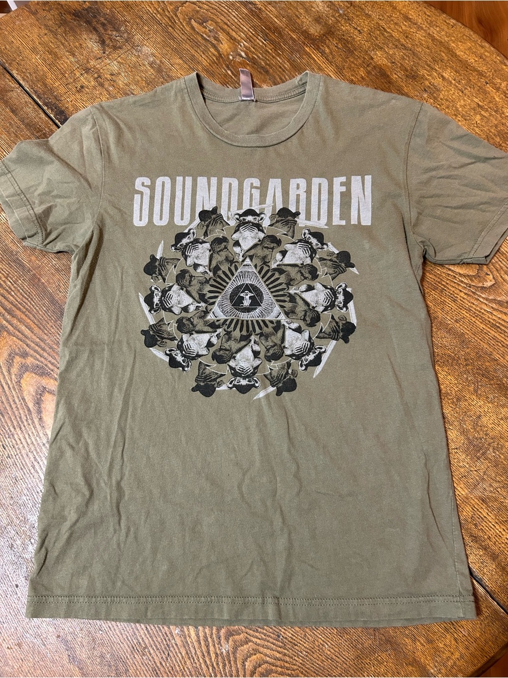 Next Level Apparel Soundgarden Graphic Tee - Olive